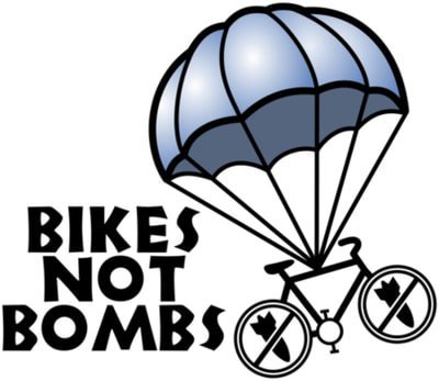 Bikes not bombs logo
